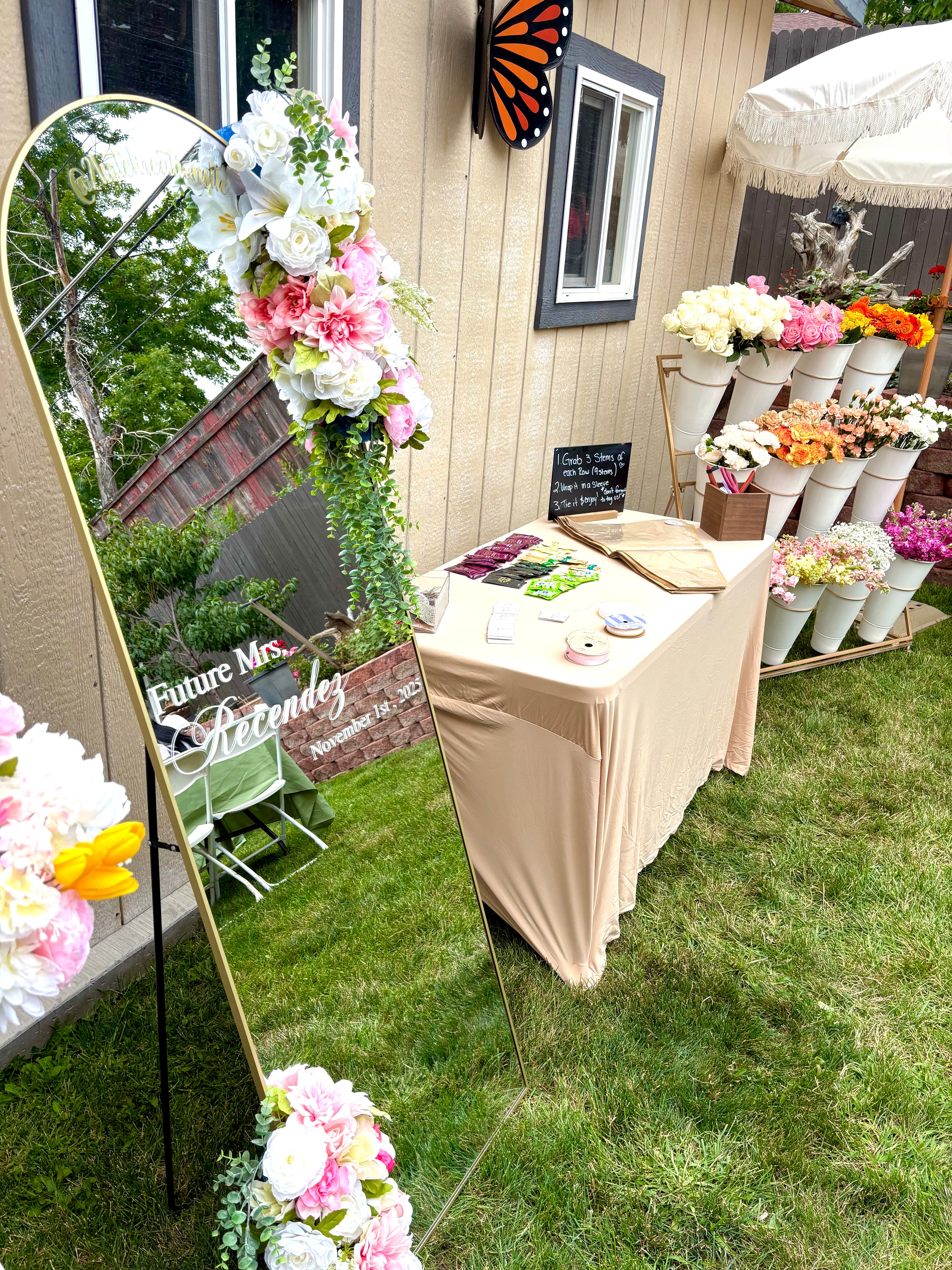 Flower Bar Rental