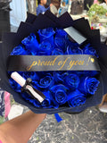 Blue Grad Bouquet 🎓